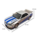 Auto Nissan Skyline Gtr R34 Escala 1:24