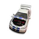 Auto Nissan Skyline Gtr R34 Escala 1:24
